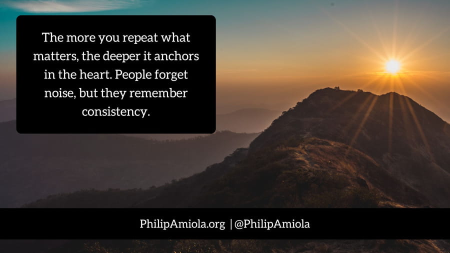 Repetition Is How You Become Unforgettable