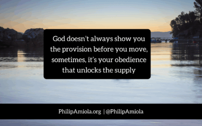 When God Sends, He Also Provides